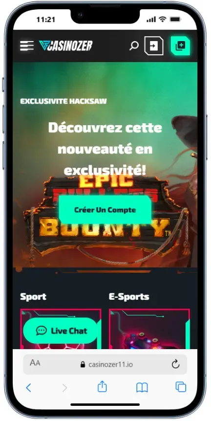 Casinozer App